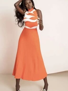 Hanifa lola halter top skirt set